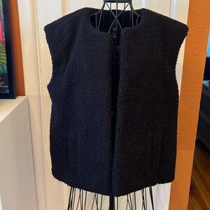 River Island Fuzzy Vest-Size S